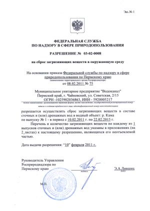 Предоставление права пользования водными объектами на основании договоров водопользования или решения о предоставлении водных объектов в пользование
